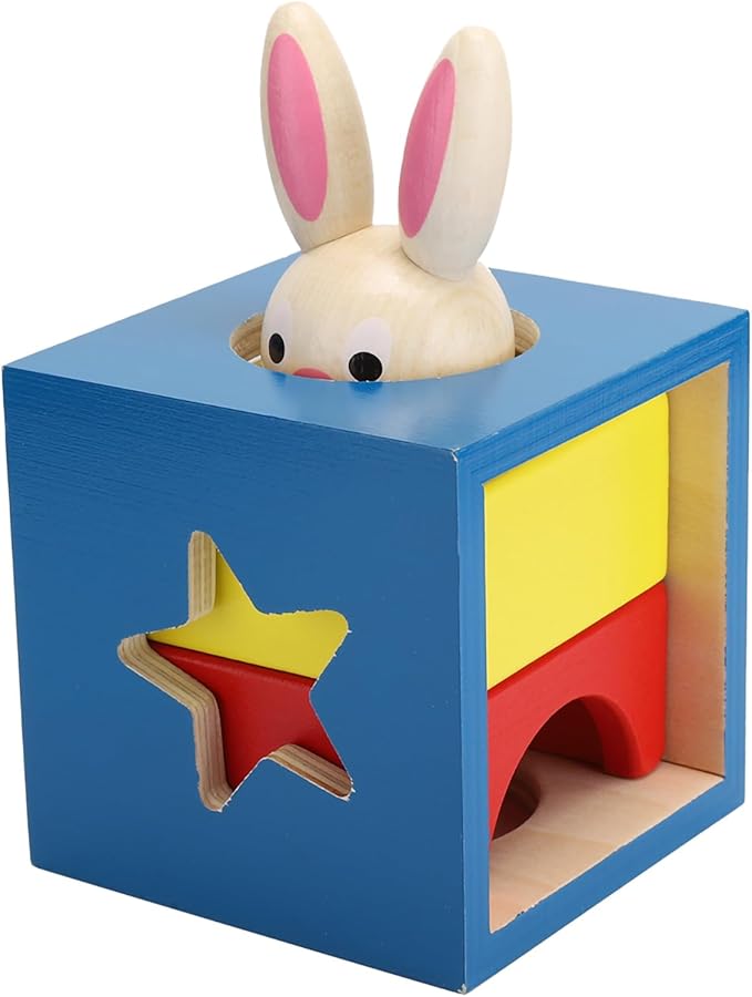 Bunny Magic Box Educational Puzzle Toy with 30 Game Cards for Children 3 Years and Up - Image 2